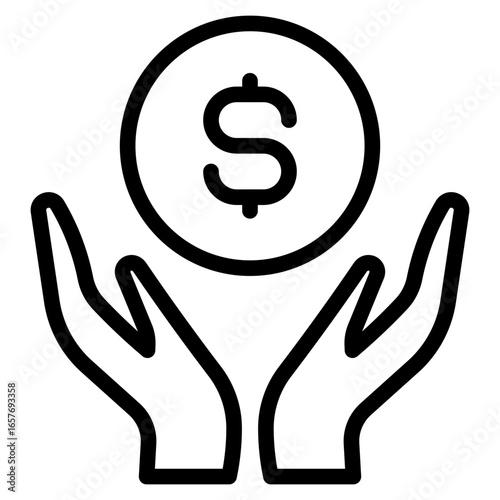 Savings icon in vector illustration