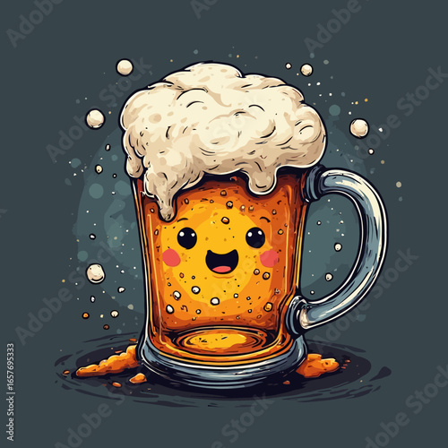 Cute Beer Design Very Cool