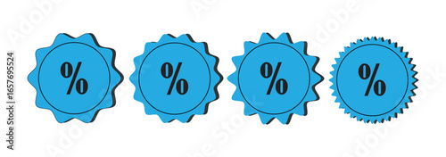 Discount icon, Percentage, finance percent offer tag, Shopping Sale label, , promotion commission icons button, vector, sign, symbol, logo, Discount, percentage icon symbol on white