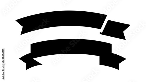 Minimalist Black Silhouette of a Cat feline animal
