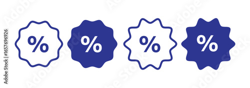 Discount icon, Percentage, finance percent offer tag, Shopping Sale label, , promotion commission icons button, vector, sign, symbol, logo, Discount, percentage icon symbol on white
