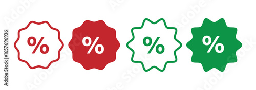 Discount icon, Percentage, finance percent offer tag, Shopping Sale label, , promotion commission icons button, vector, sign, symbol, logo, Discount, percentage icon symbol on white