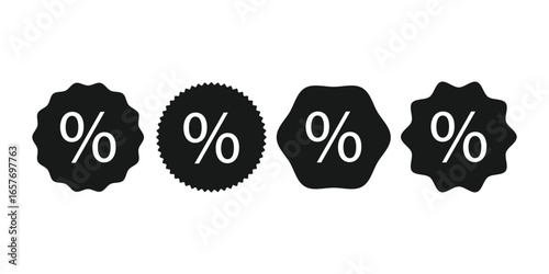 Discount icon, Percentage, finance percent offer tag, Shopping Sale label, , promotion commission icons button, vector, sign, symbol, logo, Discount, percentage icon symbol on white