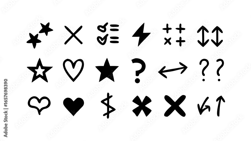 Naklejka premium Playful Black Cat Silhouette feline animal