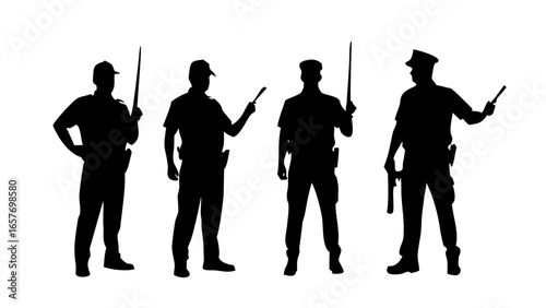 Police Officer Silhouette law enforcement uniform