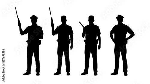 Police Officer Standing law enforcement uniform