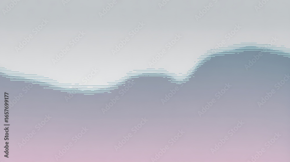 Fototapeta premium Abstract gradient background with wavy lines creating a minimalist yet modern aesthetic showcasing soft pastel colors perfect for versatile design applications