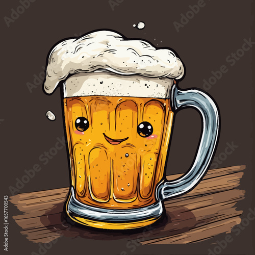 Cute Beer Design Very Cool