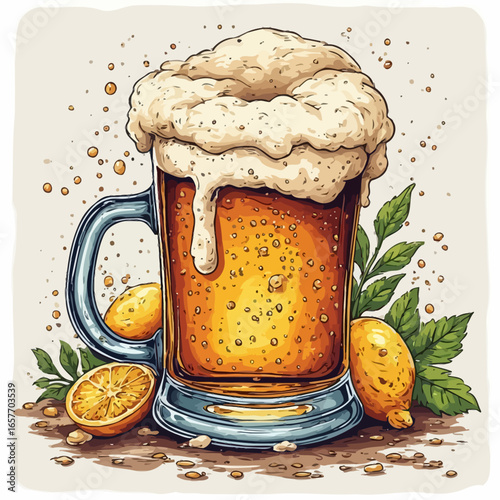 Cute Beer Design Very Cool