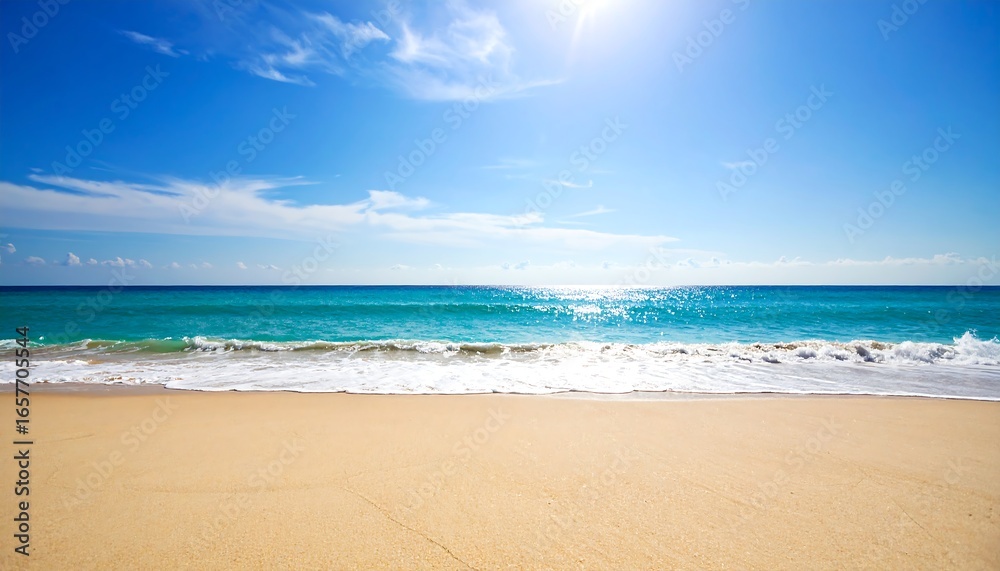 Fototapeta premium Sunny beach scene (3)