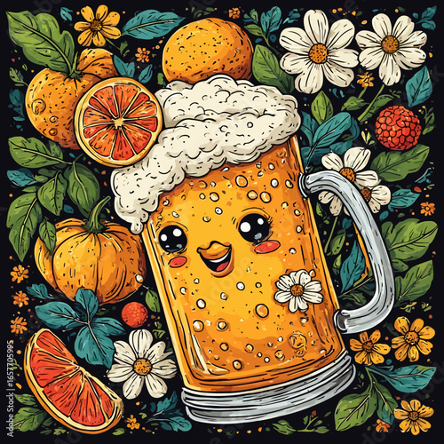Cute Beer Design Very Cool