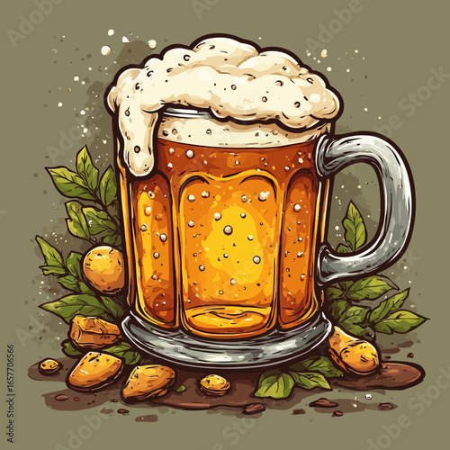 Cute Beer Design Very Cool