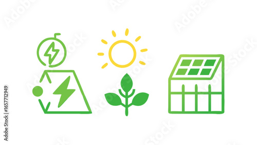 Renewable energy sources for sustainable living and green power solutions and eco friendly technology use