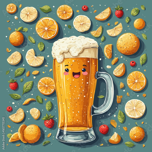 Cute Beer Design Very Cool