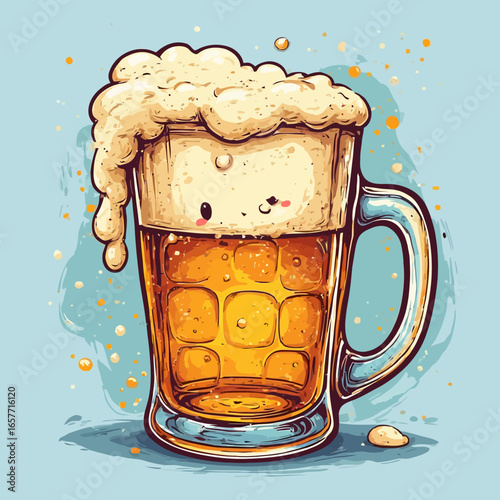 Cute Beer Design Very Cool
