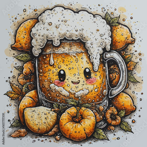 Cute Beer Design Very Cool
