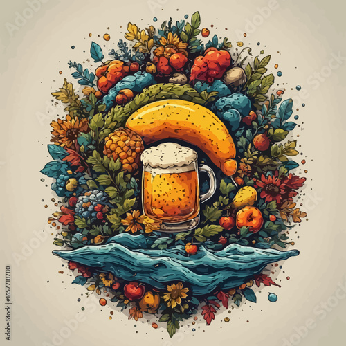 Cute Beer Design Very Cool