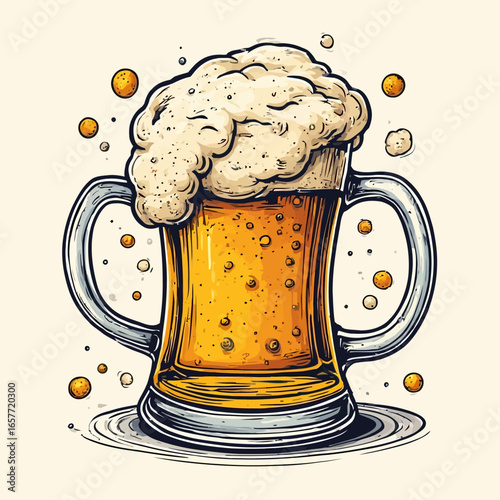 Cute Beer Design Very Cool