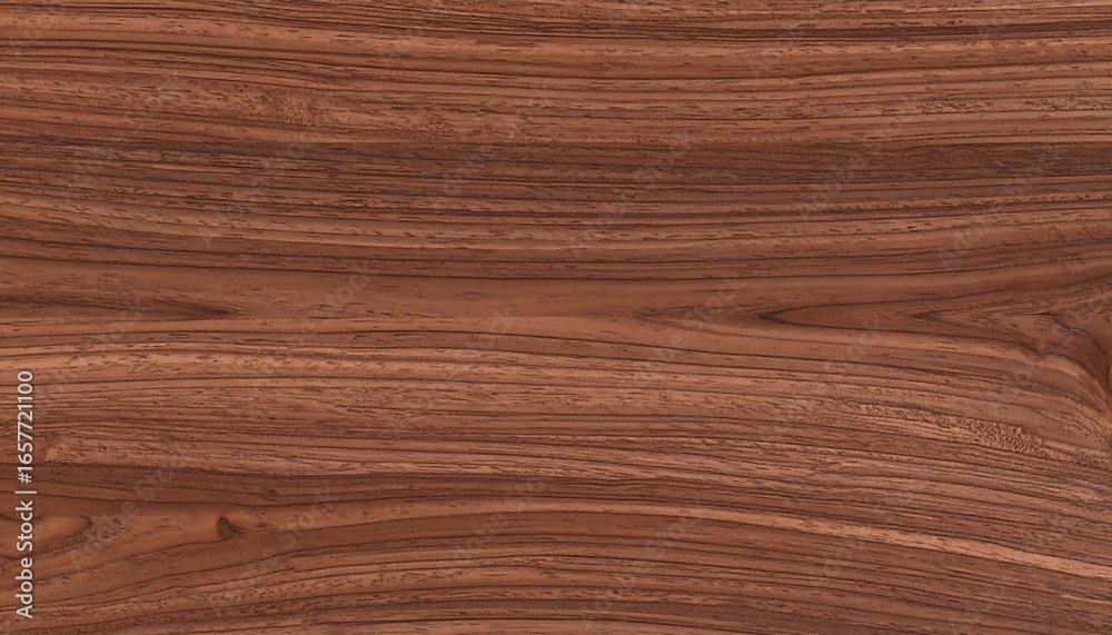Fototapeta premium Detailed close-up view of a rich, dark brown wooden surface showcasing intricate wood grain patterns.