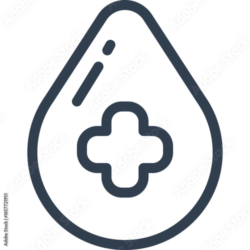 Donate blood save lives healthcare awareness modern icon