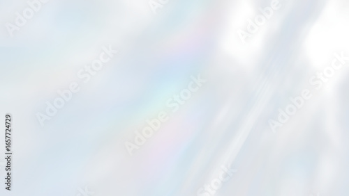 Canvas-taulu Ethereal abstract reflected light overlay effect on transparent background
