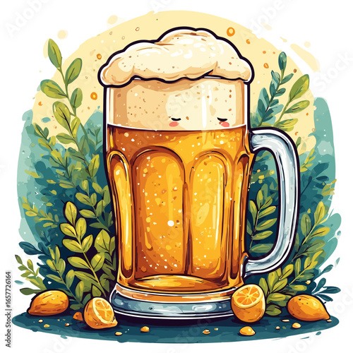 Cute Beer Design Very Cool