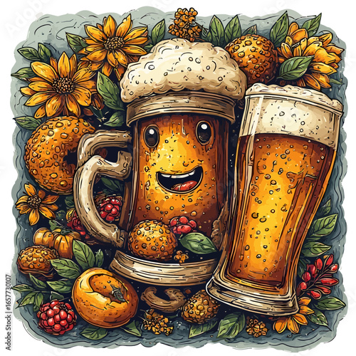 Cute Beer Design Very Cool
