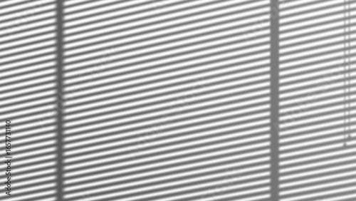 Foto Venetian blind shadow overlay on transparent background