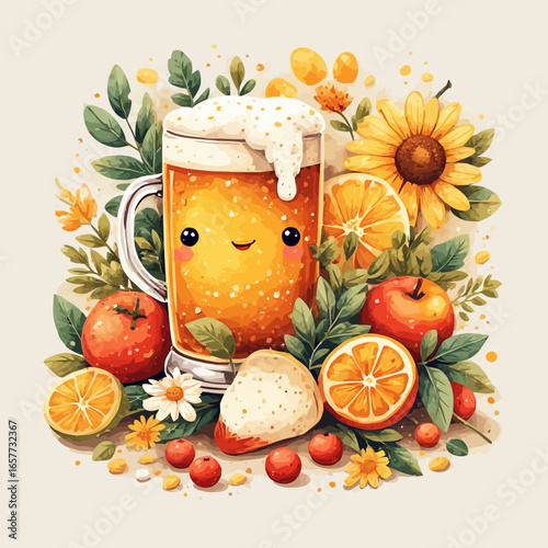 Cute Beer Design Very Cool