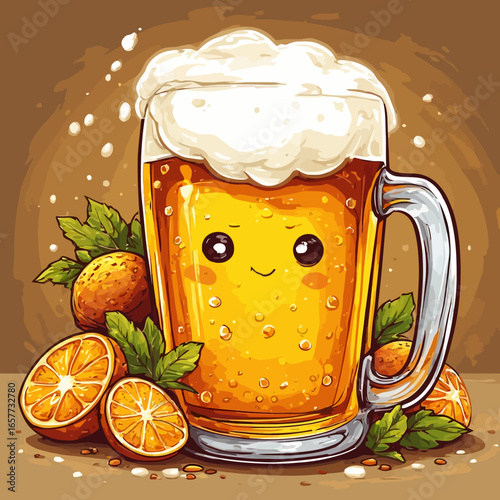 Cute Beer Design Very Cool