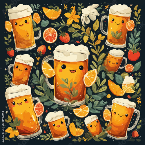 Cute Beer Design Very Cool
