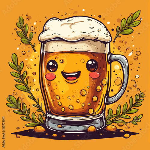 Cute Beer Design Very Cool