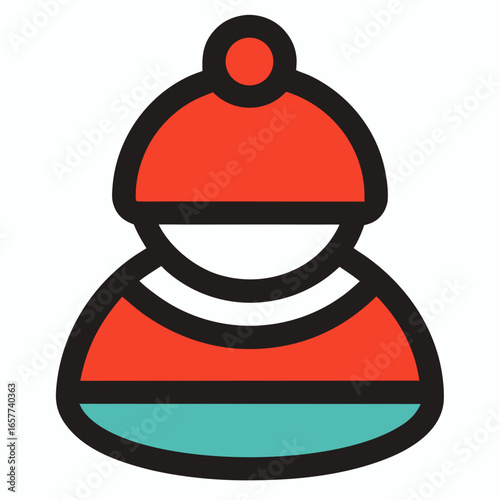 Illustration of a child avatar, perfect for user profile, team member, or customer icon