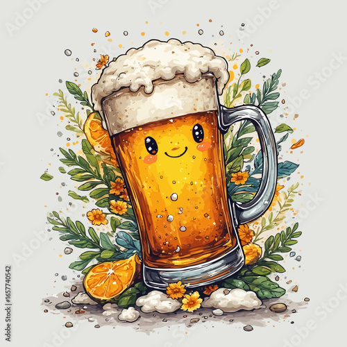 Cute Beer Design Very Cool