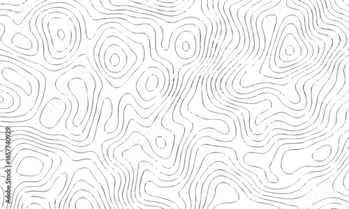 Seamless Contour Topographic Map Pattern  Modern Vector illustration, wavy line background, geographic grid vector, topographic line contour map background, geographic grid map, easily editable.
