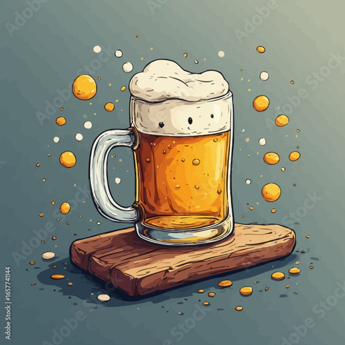 Cute Beer Design Very Cool