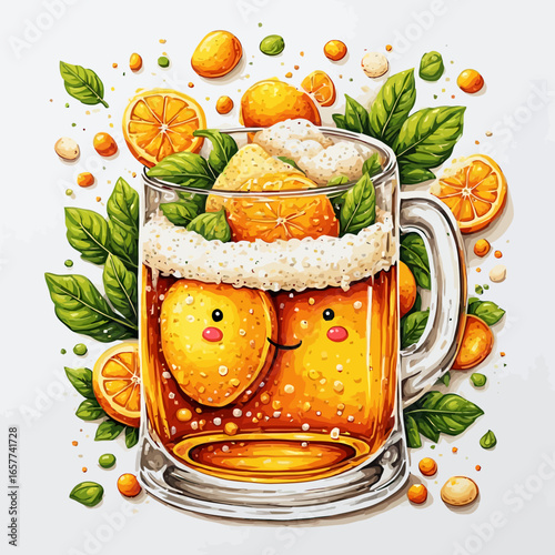Cute Beer Design Very Cool