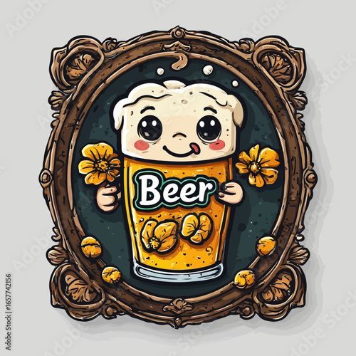 Cute Beer Design Very Cool