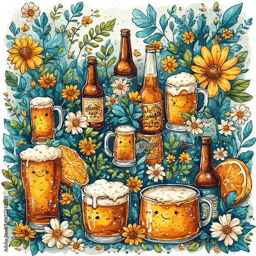 Cute Beer Design Very Cool