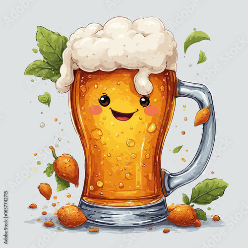 Cute Beer Design Very Cool