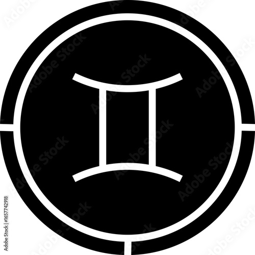 Gemini zodiac sign astrology symbol