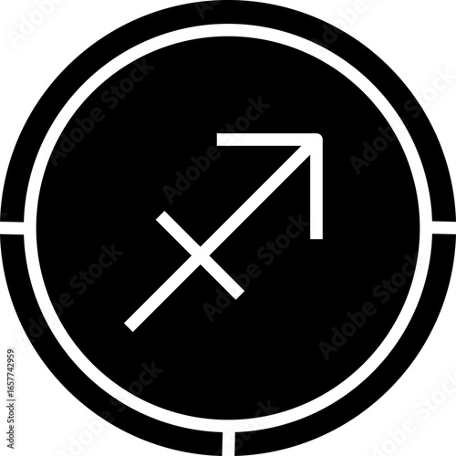 Sagittarius zodiac sign astrology symbol