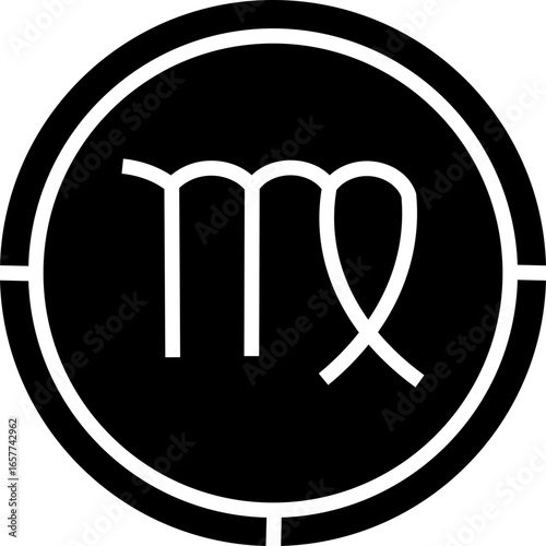 Virgo zodiac sign astrology symbol