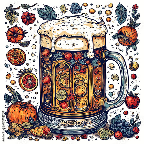 Cute Beer Design Very Cool