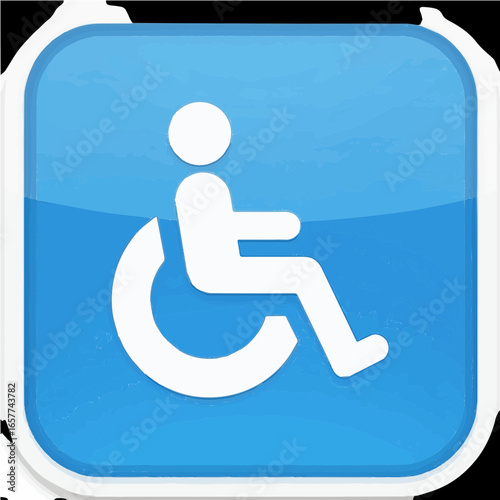Handicap parking sign