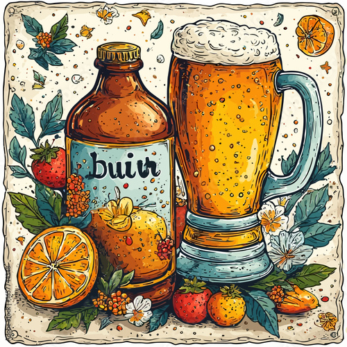 Cute Beer Design Very Cool