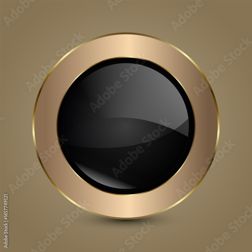 A premium polished look vector, and exuding sophistication exclusivity. a muted golden background, the design radiates luxury, perfect for high-end branding vector
