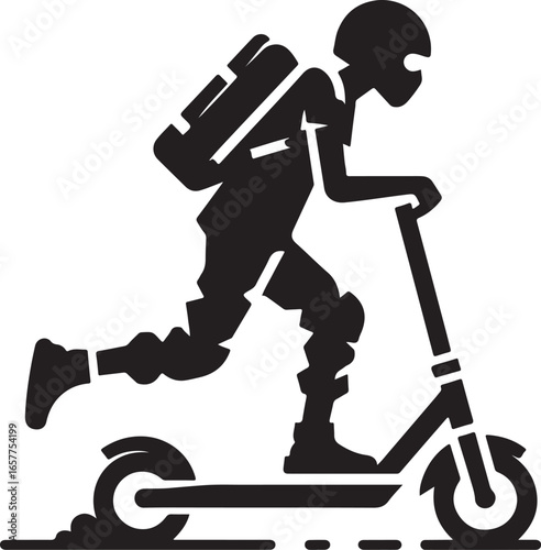 vector Two wheeled Kick scooter with Raider