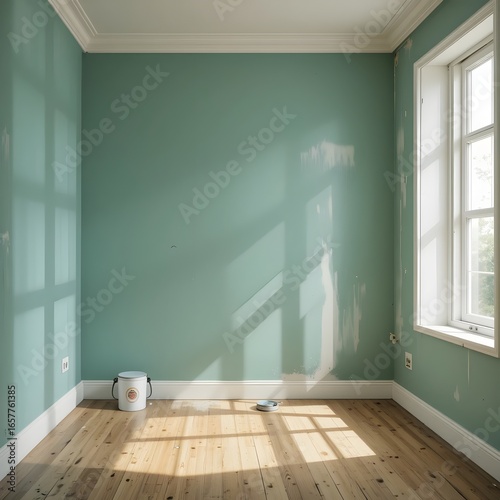 Wallpaper Mural empty room with window Torontodigital.ca