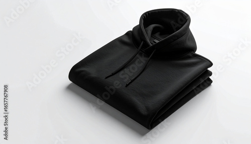 Black leather wallet and purse with cash isolated on white background